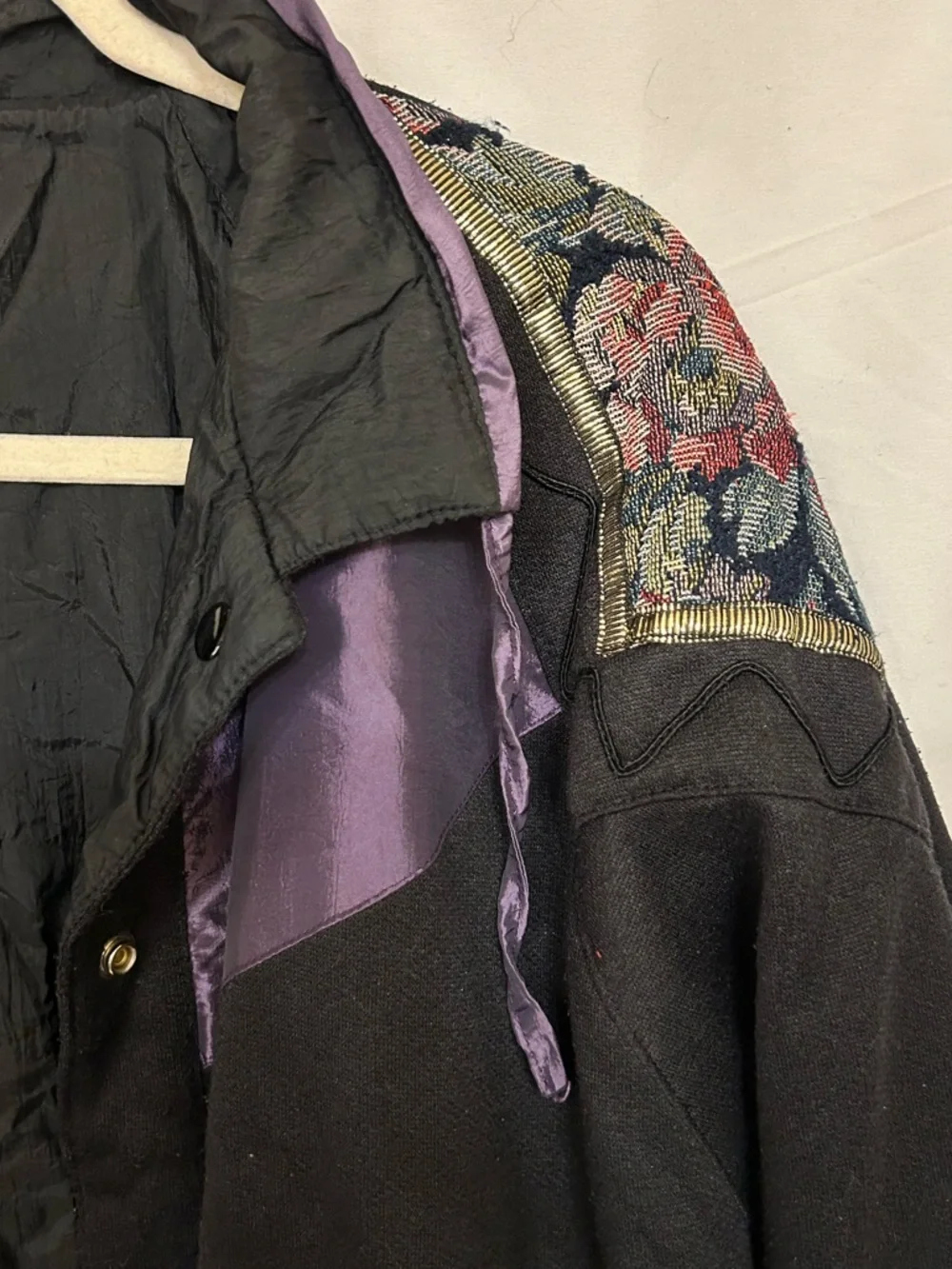 Vintage 80's/90's Current Seen Reversible Bomber‎ Style Jacket Size OS/Large